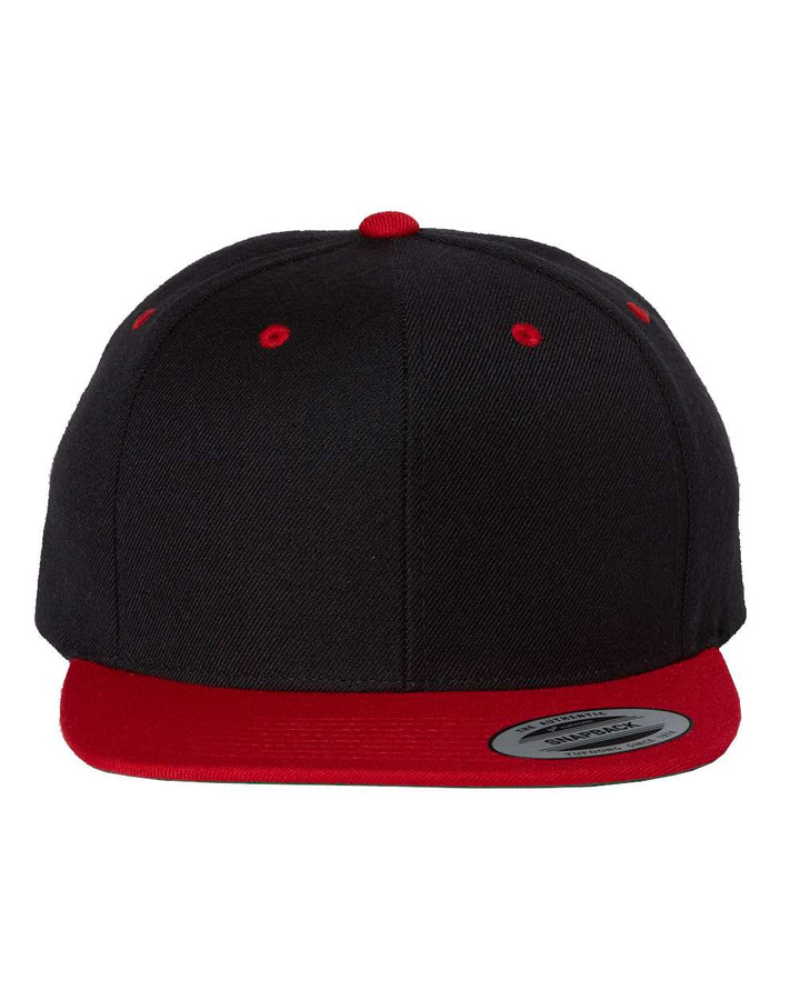 Yupoong Flat Bill Snap Back Cap