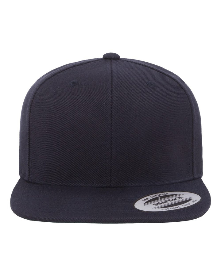 Yupoong Flat Bill Snap Back Cap