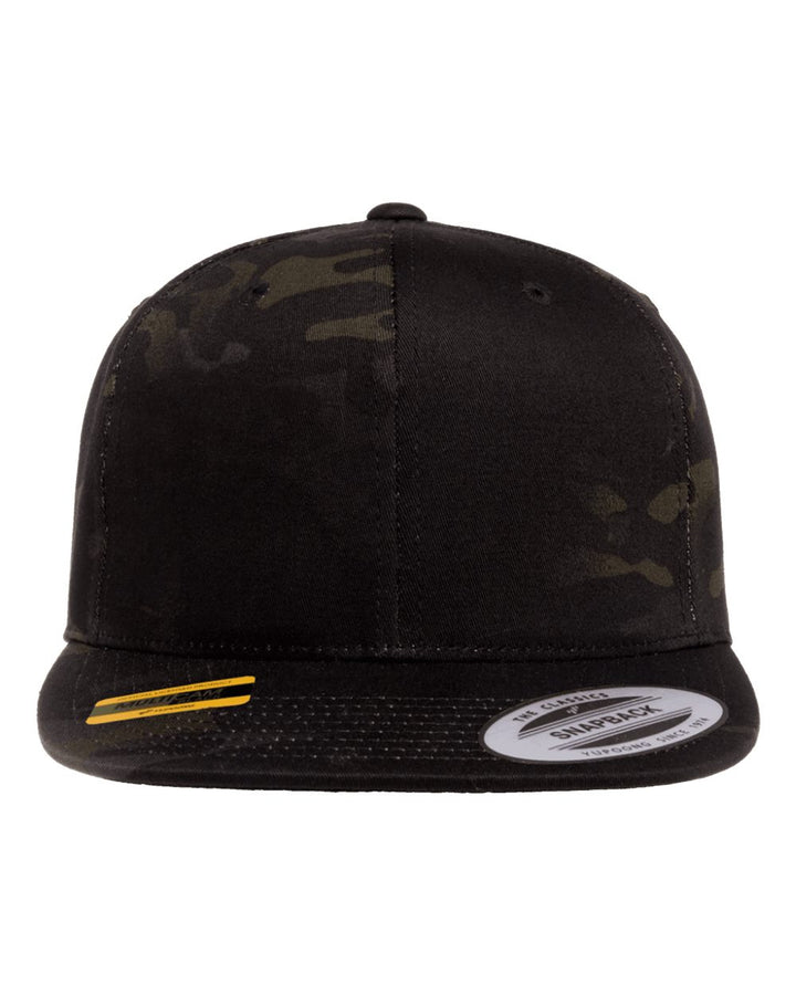 Yupoong Flat Bill Snap Back Cap