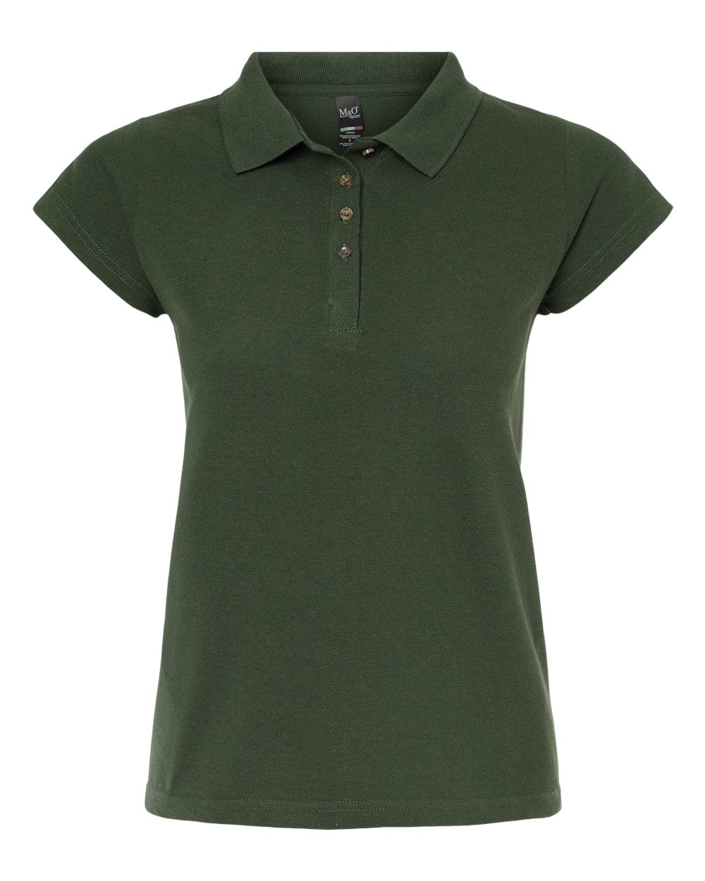 M&O Ring Spun Cotton Polo Shirt Ladies