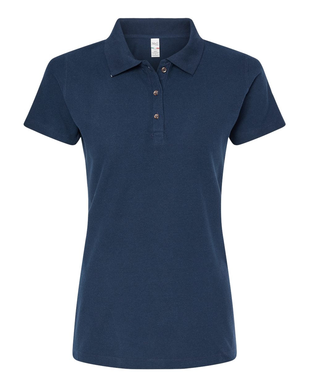 M&O Ring Spun Cotton Polo Shirt Ladies