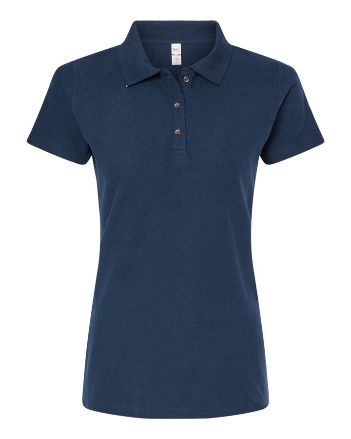 M&O Ring Spun Cotton Polo Shirt Ladies