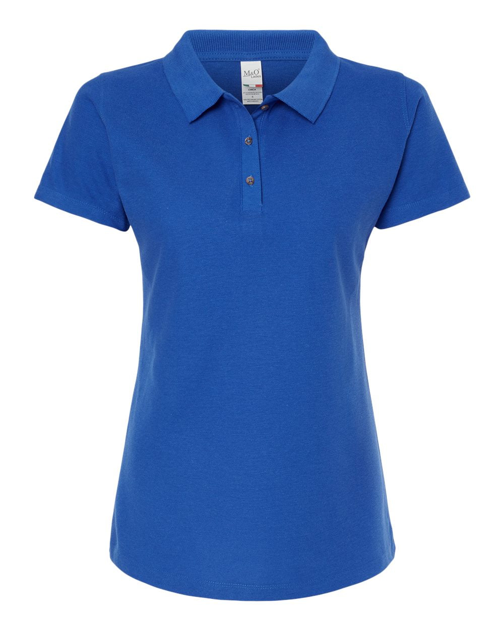 M&O Ring Spun Cotton Polo Shirt Ladies