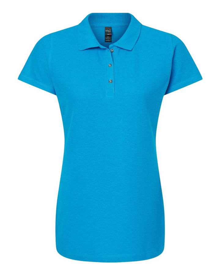 M&O Ring Spun Cotton Polo Shirt Ladies