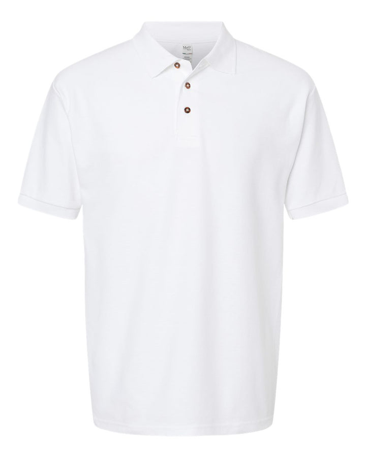 M&O Ring Spun Cotton Polo Shirt Mens