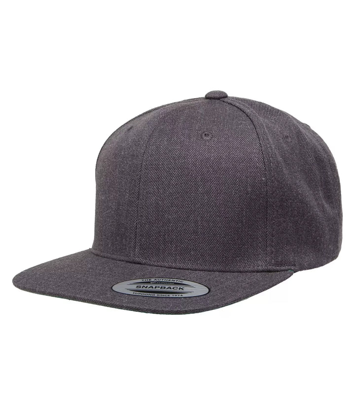 Yupoong Flat Bill Snap Back Cap