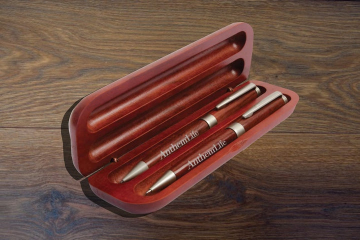 Rosewood Pen & Pencil Set