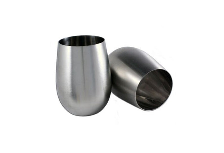 Stemless Stainless Steel Wine Goblet